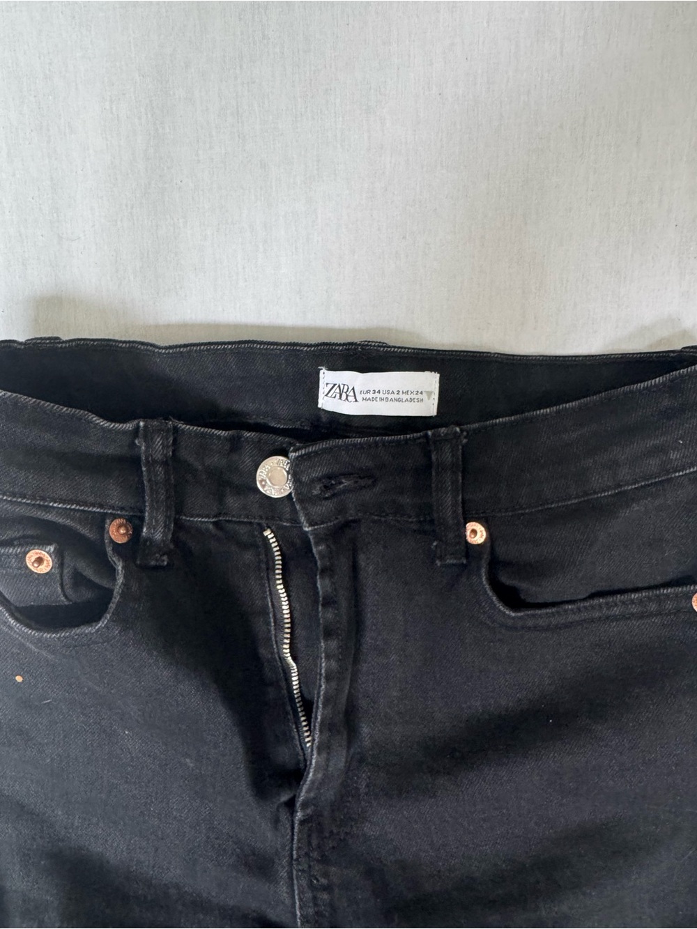 ZARA Black Straight Leg Women’s Jeans